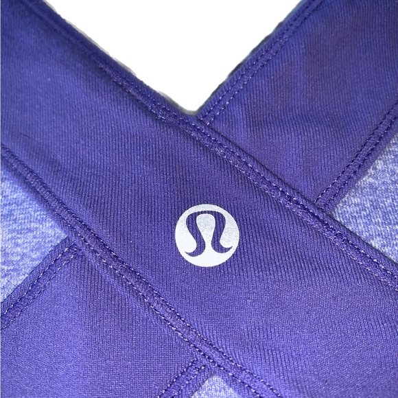 Lululemon Purple Wrap Tank - Picture 4 of 7